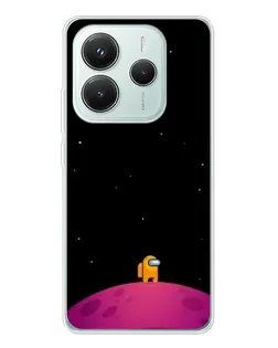 Чехол для Xiaomi Redmi Note 14 5G с картинкой «Одинокий герой на планете» Чехол для Xiaomi Redmi Note 14 5G с картинкой «Одинокий герой на планете»