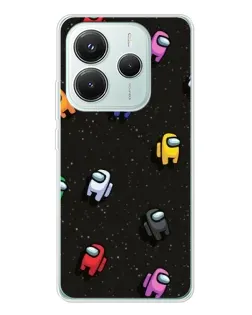 Чехол для Xiaomi Redmi Note 14 5G с картинкой «Космический паттерн Among Us» Чехол для Xiaomi Redmi Note 14 5G с картинкой «Космический паттерн Among Us»