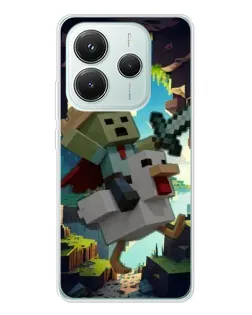 Чехол для Xiaomi Redmi Note 14 5G с картинкой «Стив и гусь» Чехол для Xiaomi Redmi Note 14 5G с картинкой «Стив и гусь»