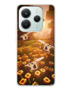 Чехол для Xiaomi Redmi Note 14 5G с картинкой «Поле подсолнухов»