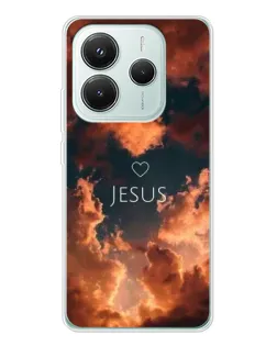 Чехол для Xiaomi Redmi Note 14 5G с картинкой «Сияние Имени Jesus» Чехол для Xiaomi Redmi Note 14 5G с картинкой «Сияние Имени Jesus»