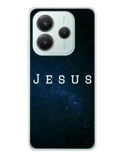 Чехол для Xiaomi Redmi Note 14 5G с картинкой «Звездное небо Jesus»