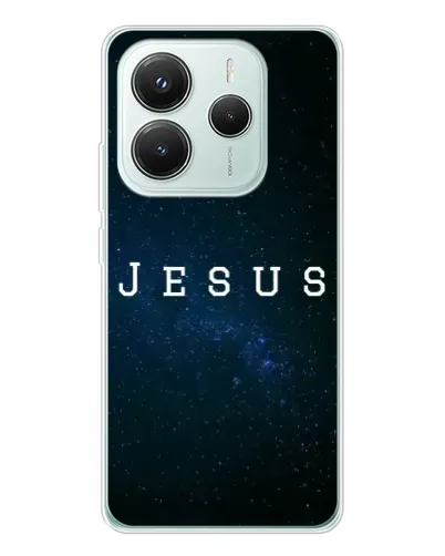 Чехол для Xiaomi Redmi Note 14 5G с картинкой «Звездное небо Jesus»
