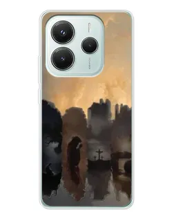 Чехол для Xiaomi Redmi Note 14 5G с картинкой «Дорога к вере»