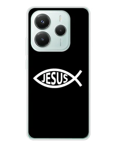 Чехол для Xiaomi Redmi Note 14 5G с картинкой «Классический Jesus»