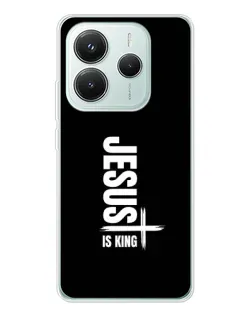Чехол для Xiaomi Redmi Note 14 5G с картинкой «Вертикаль веры Jesus»