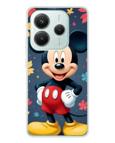 Чохол для Xiaomi Redmi Note 14 5G з картинкою «Осінній Mickey Mouse»