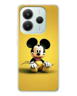 Чохол для Xiaomi Redmi Note 14 5G з картинкою «Міккі на жовтому»