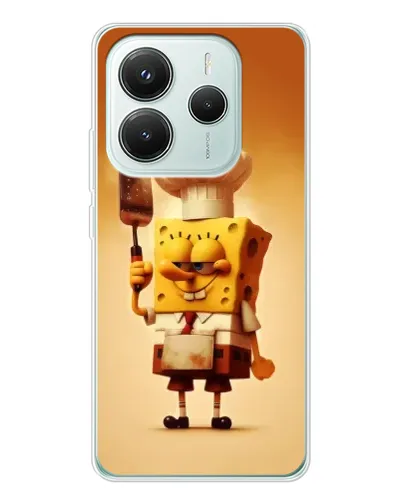 Чехол для Xiaomi Redmi Note 14 5G с картинкой «Губка Боб повар» Чехол для Xiaomi Redmi Note 14 5G с картинкой «Губка Боб повар»