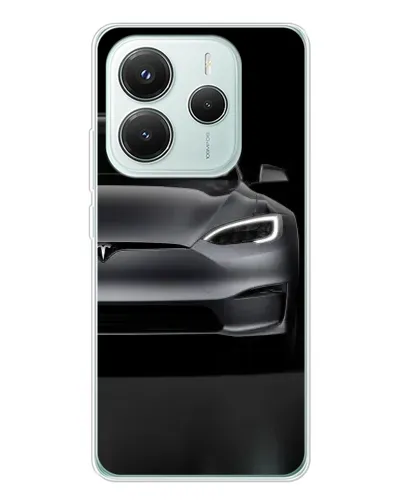Чехол для Xiaomi Redmi Note 14 5G с картинкой «Tesla Model S Look»