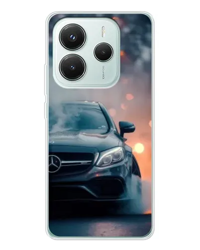 Чехол для Xiaomi Redmi Note 14 5G с картинкой «Mercedes — ночной город» Чехол для Xiaomi Redmi Note 14 5G с картинкой «Mercedes — ночной город»