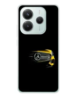 Чехол для Xiaomi Redmi Note 14 5G с картинкой «Mercedes — ретро стиль»