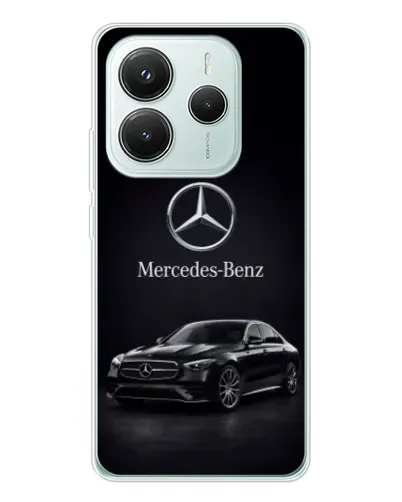 Чехол для Xiaomi Redmi Note 14 5G с картинкой «Mercedes — решетка радиатора» Чехол для Xiaomi Redmi Note 14 5G с картинкой «Mercedes — решетка радиатора»