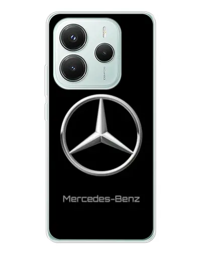 Чехол для Xiaomi Redmi Note 14 5G с картинкой «Mercedes Silver Logo» Чехол для Xiaomi Redmi Note 14 5G с картинкой «Mercedes Silver Logo»
