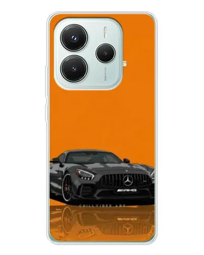 Чехол для Xiaomi Redmi Note 14 5G с картинкой «Оранжевый Mercedes AMG» Чехол для Xiaomi Redmi Note 14 5G с картинкой «Оранжевый Mercedes AMG»