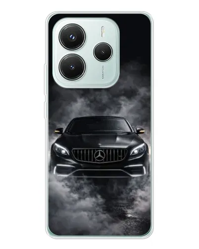 Чехол для Xiaomi Redmi Note 14 5G с картинкой «Mercedes в дыму» Чехол для Xiaomi Redmi Note 14 5G с картинкой «Mercedes в дыму»