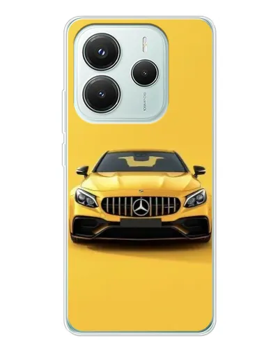 Чехол для Xiaomi Redmi Note 14 5G с картинкой «Желтый Mercedes GT» Чехол для Xiaomi Redmi Note 14 5G с картинкой «Желтый Mercedes GT»