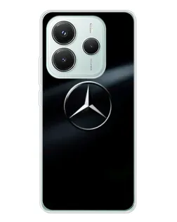 Чохол для Xiaomi Redmi Note 14 5G з картинкою «Mercedes на металі»