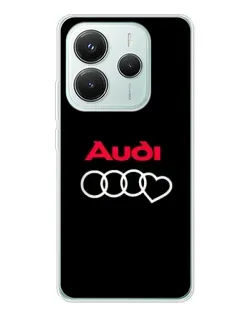 Чохол для Xiaomi Redmi Note 14 5G з картинкою «Логотип Audi Heart» Чохол для Xiaomi Redmi Note 14 5G з картинкою «Логотип Audi Heart»