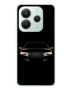 Чохол для Xiaomi Redmi Note 14 5G з картинкою «Audi — нічний контур»