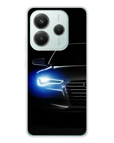 Чохол для Xiaomi Redmi Note 14 5G з картинкою «Неоновий погляд Audi» Чохол для Xiaomi Redmi Note 14 5G з картинкою «Неоновий погляд Audi»