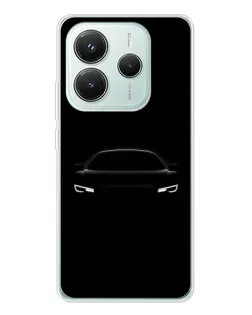 Чохол для Xiaomi Redmi Note 14 5G з картинкою «Погляд Audi у темряві»