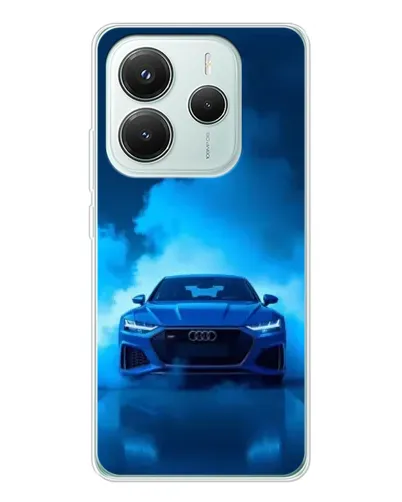 Чохол для Xiaomi Redmi Note 14 5G з картинкою «Audi — блакитна енергія» Чохол для Xiaomi Redmi Note 14 5G з картинкою «Audi — блакитна енергія»