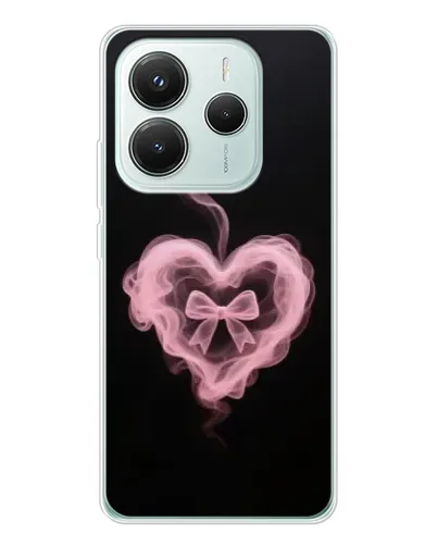 Чехол для Xiaomi Redmi Note 14 5G с картинкой «Дымчатое сердце»