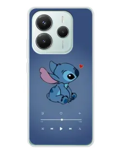 Чехол для Xiaomi Redmi Note 14 5G с картинкой «Музыкальный Stitch»