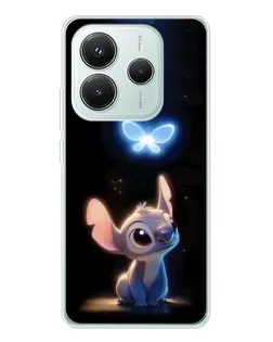 Чехол для Xiaomi Redmi Note 14 5G с картинкой «Сияющий Стич»
