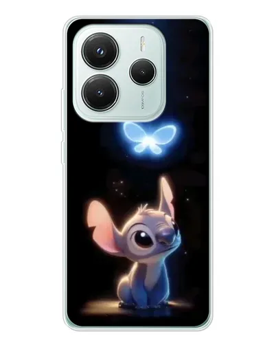 Чехол для Xiaomi Redmi Note 14 5G с картинкой «Сияющий Стич»