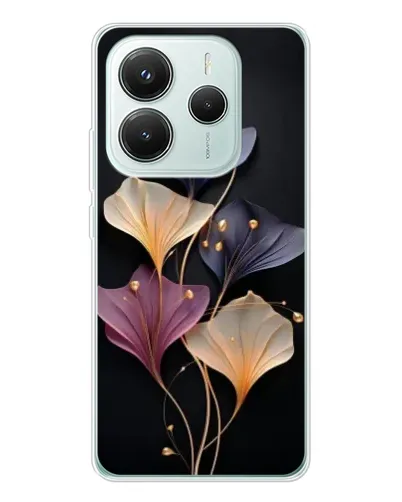 Чехол для Xiaomi Redmi Note 14 5G с картинкой «Лиловые цветы грации»