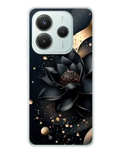 Чехол для Xiaomi Redmi Note 14 5G с картинкой «Черный лотос»