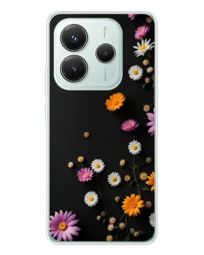 Чехол для Xiaomi Redmi Note 14 5G с картинкой «Цветочная композиция»