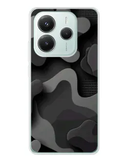 Чехол для Xiaomi Redmi Note 14 5G с картинкой «Темный абстрактный камуфляж» Чехол для Xiaomi Redmi Note 14 5G с картинкой «Темный абстрактный камуфляж»