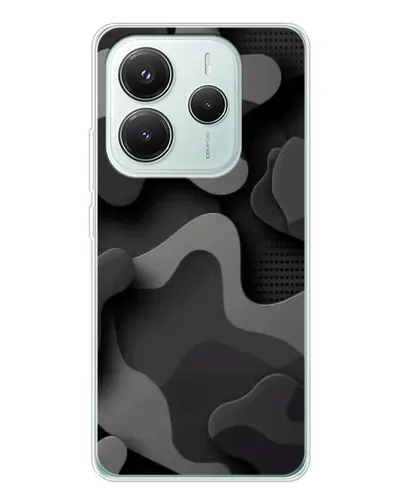Чехол для Xiaomi Redmi Note 14 5G с картинкой «Темный абстрактный камуфляж» Чехол для Xiaomi Redmi Note 14 5G с картинкой «Темный абстрактный камуфляж»
