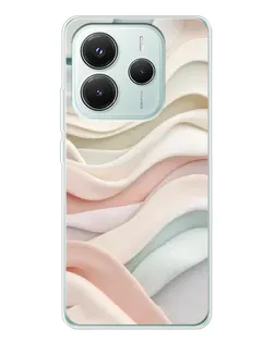 Чехол для Xiaomi Redmi Note 14 5G с картинкой «Пастельные нежные волны»