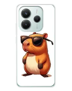 Чохол для Xiaomi Redmi Note 14 5G з картинкою «Капібара в окулярах» Чохол для Xiaomi Redmi Note 14 5G з картинкою «Капібара в окулярах»