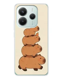 Чохол для Xiaomi Redmi Note 14 5G з картинкою «Вежа з капібар» Чохол для Xiaomi Redmi Note 14 5G з картинкою «Вежа з капібар»