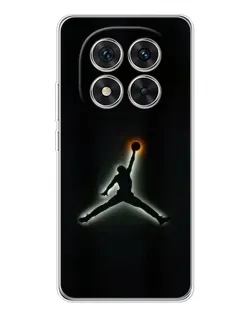 Чехол для Xiaomi Redmi Note 14 Pro 5G с картинкой «Jordan Gradient Logo»