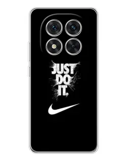 Чехол для Xiaomi Redmi Note 14 Pro 5G с картинкой «Текстовый принт Nike»