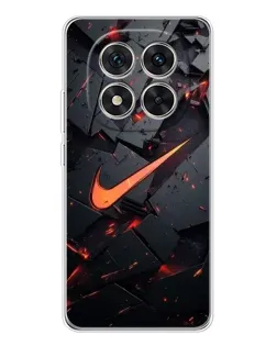 Чехол для Xiaomi Redmi Note 14 Pro 5G с картинкой «Nike — эффект разломов»
