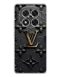 Чехол для Xiaomi Redmi Note 14 Pro 5G с картинкой «Кожаная текстура LV»