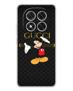 Чехол для Xiaomi Redmi Note 14 Pro 5G с картинкой «Микки Маус Gucci»