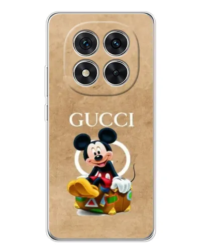 Чехол для Xiaomi Redmi Note 14 Pro 5G с картинкой «Микки Маус Gucci — крафт»