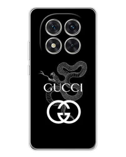 Чехол для Xiaomi Redmi Note 14 Pro 5G с картинкой «Gucci — серебряная змея»
