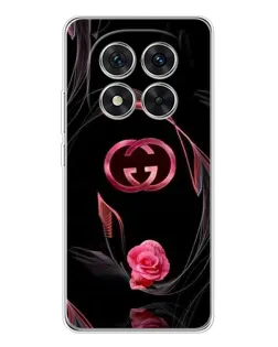 Чехол для Xiaomi Redmi Note 14 Pro 5G с картинкой «Gucci — неоновая роза»