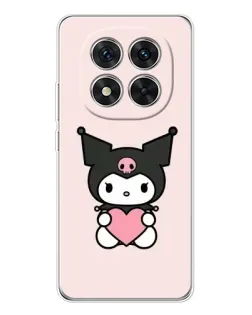 Чохол для Xiaomi Redmi Note 14 Pro 5G з картинкою «Kuromi та серце»