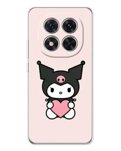 Чохол для Xiaomi Redmi Note 14 Pro 5G з картинкою «Kuromi та серце»