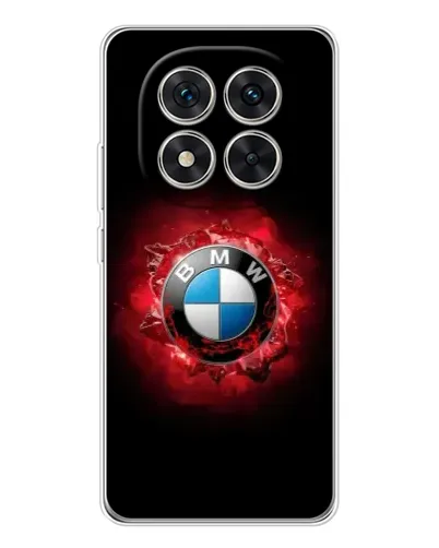 Чехол для Xiaomi Redmi Note 14 Pro 5G с картинкой «Логотип BMW — вспышка»